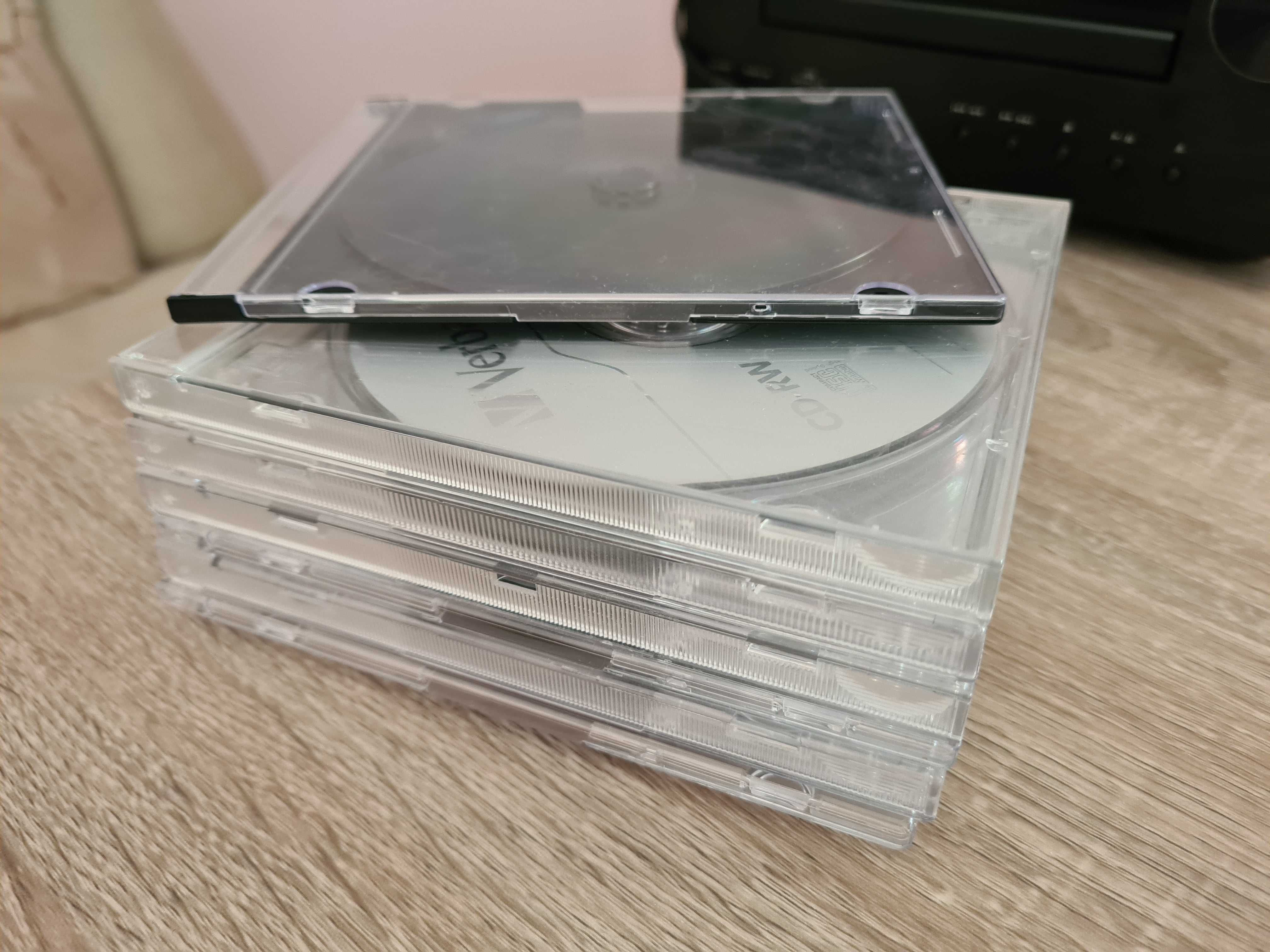 Verbatim 4x CD-RW + 1x DVD+R + 3x тонкие коробки для CD/DVD