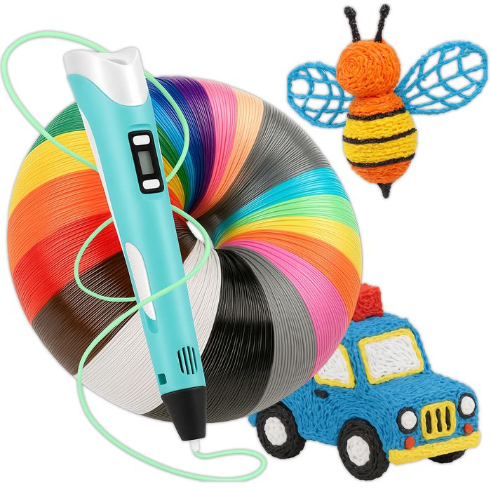 Długopis 3D Zestaw dla dzieci 110 metrów wkładów Idealny Prezent