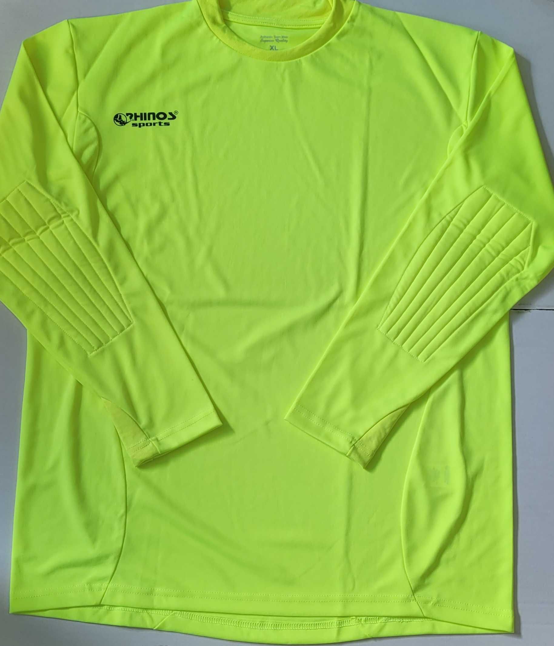 Bluza bramkarska RHINO/rozmiar XL/kolor żółty neonowy