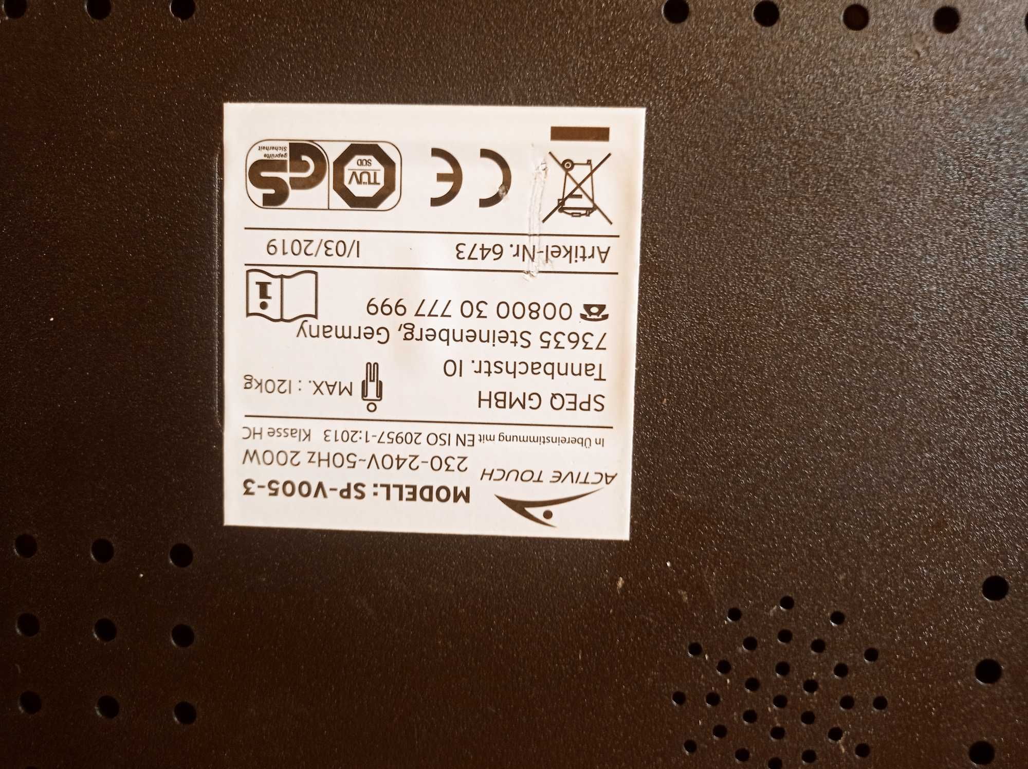 Platforma Wibracyjna do ćwiczeń! Steper! Rower !ACTIVE TOUCH Do 120Kg!