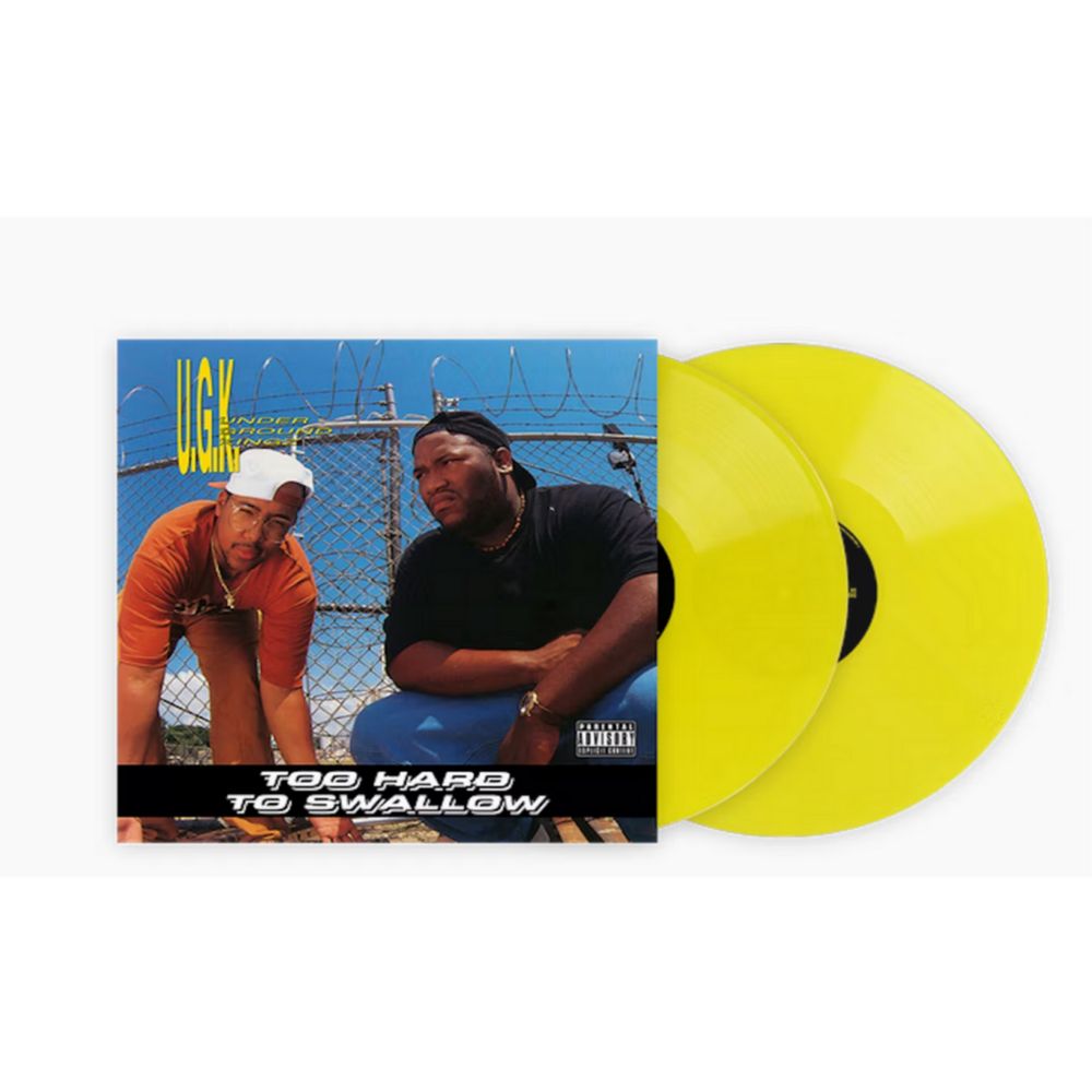 UGK - Too Hard to Swallow 2LP Neon Yellow - VMP Press - FOLIA