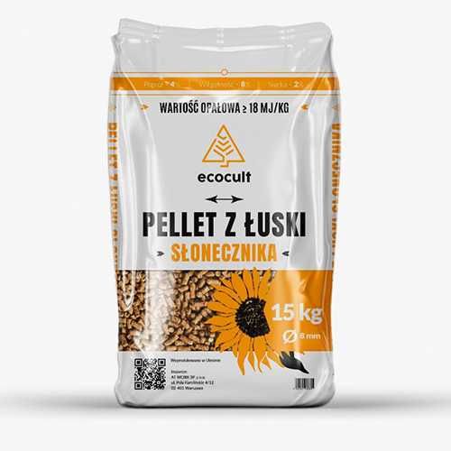 Pellet z łuski słonecznika BIG BAG/workowany - od 520 zł z dowozem