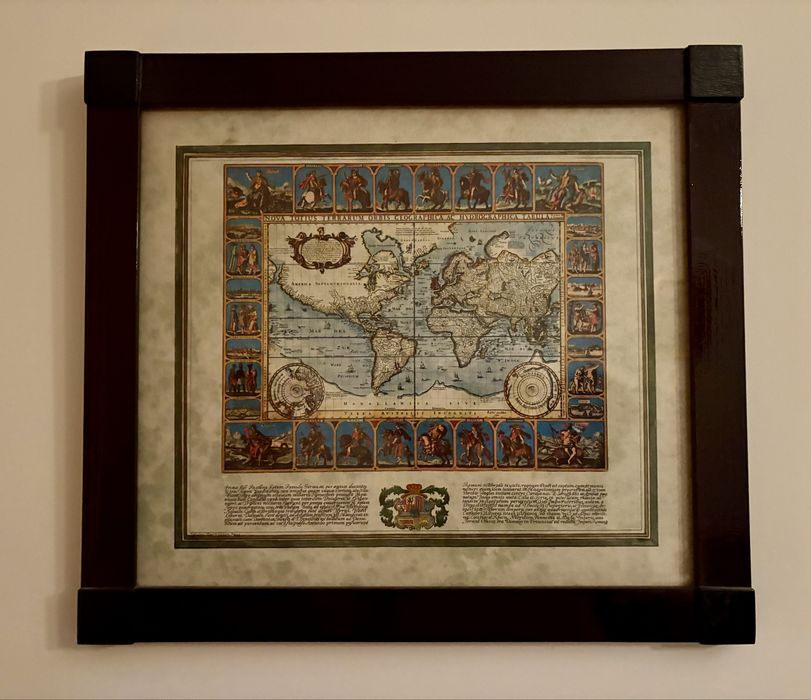 Quadro Mapa Mundo
