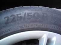 Opony CONTINENTAL 225/50 R17 PREMIUM CONTACT 6 98Y 2 sztuki 5mm
