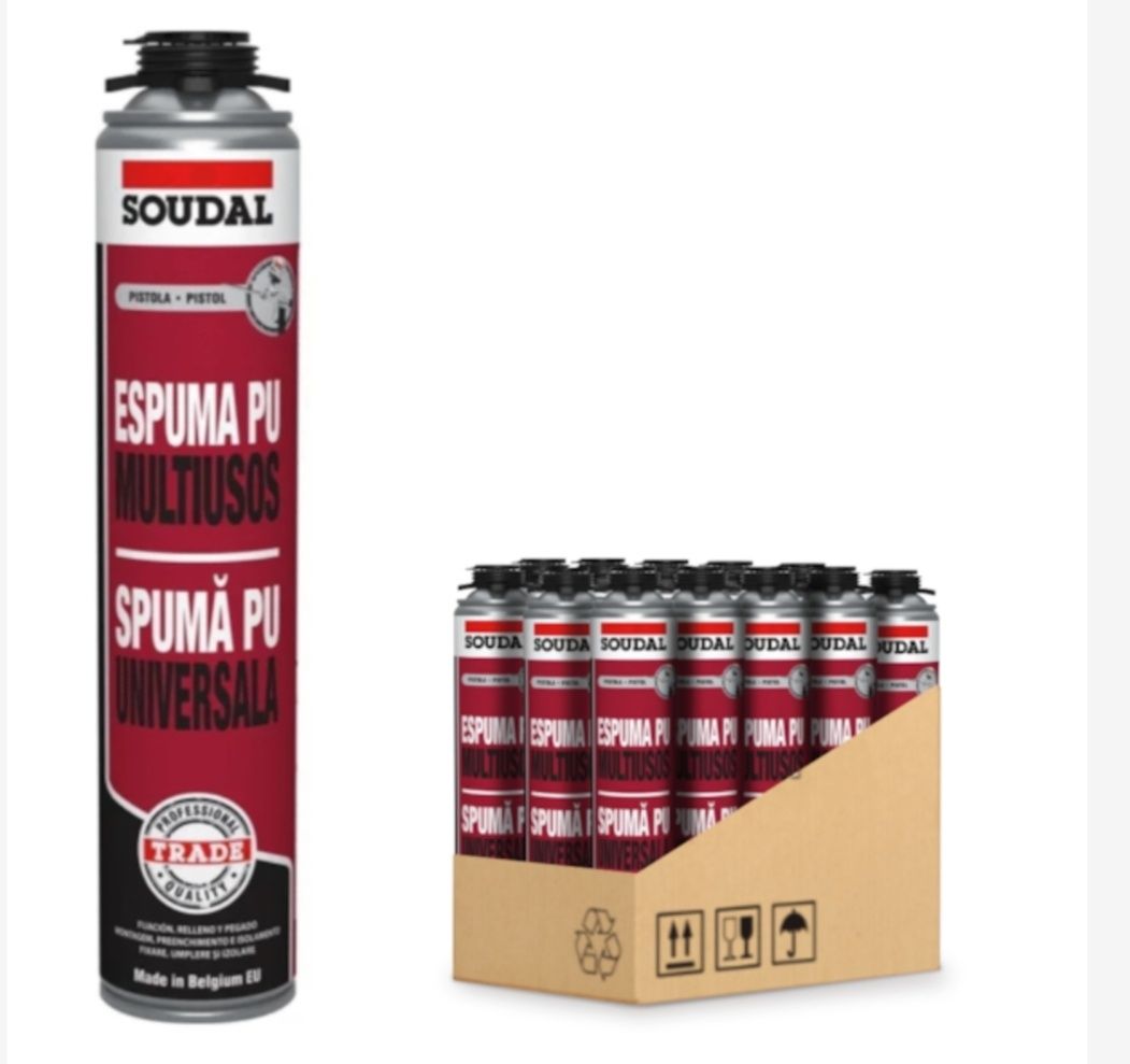 Lata espuma poliuretano