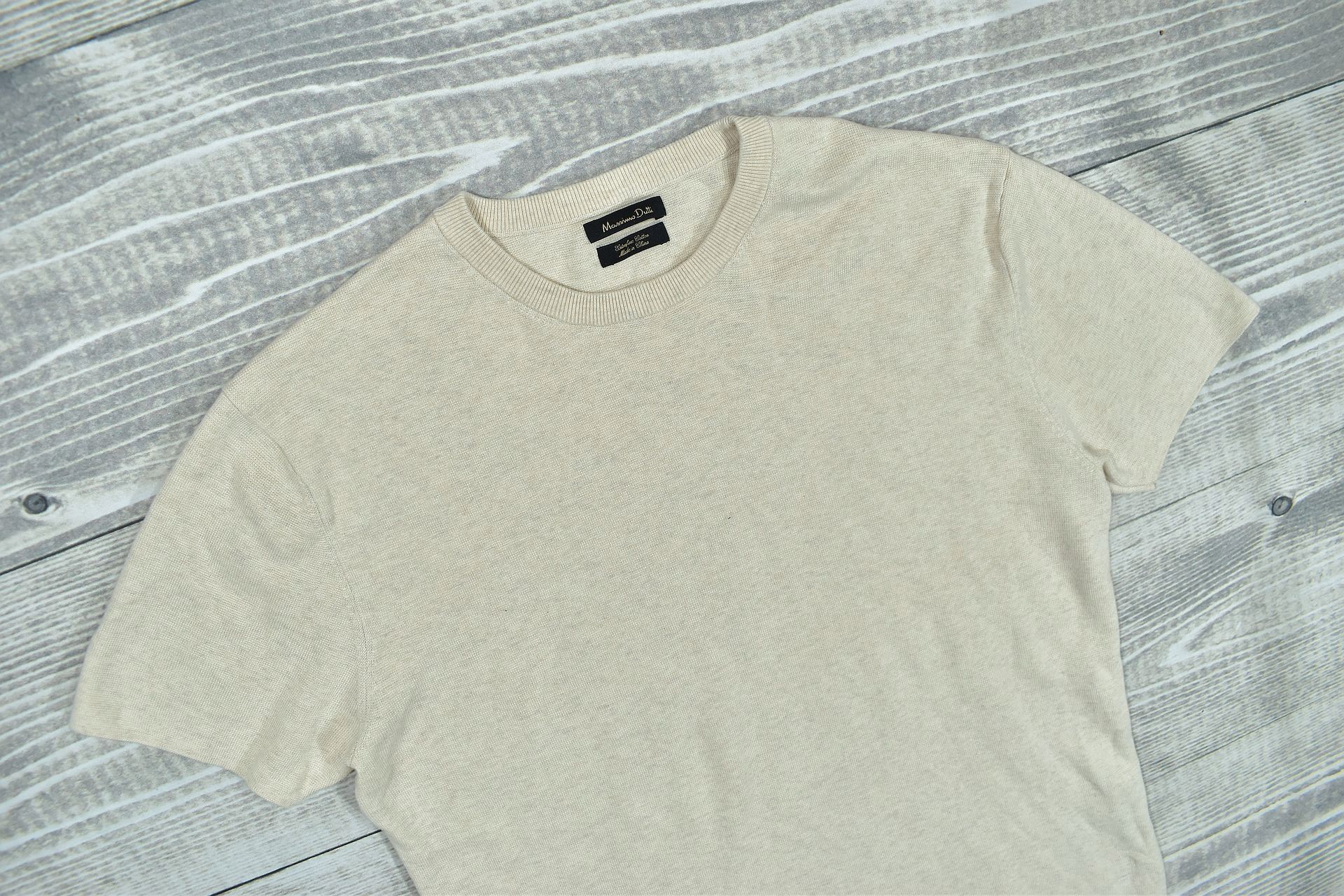 Massimo Dutti Extrafine Cotton Sweter Dzianinowy M