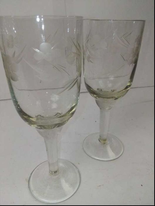 Келихи на ніжці для шампанського ( 2 шт )