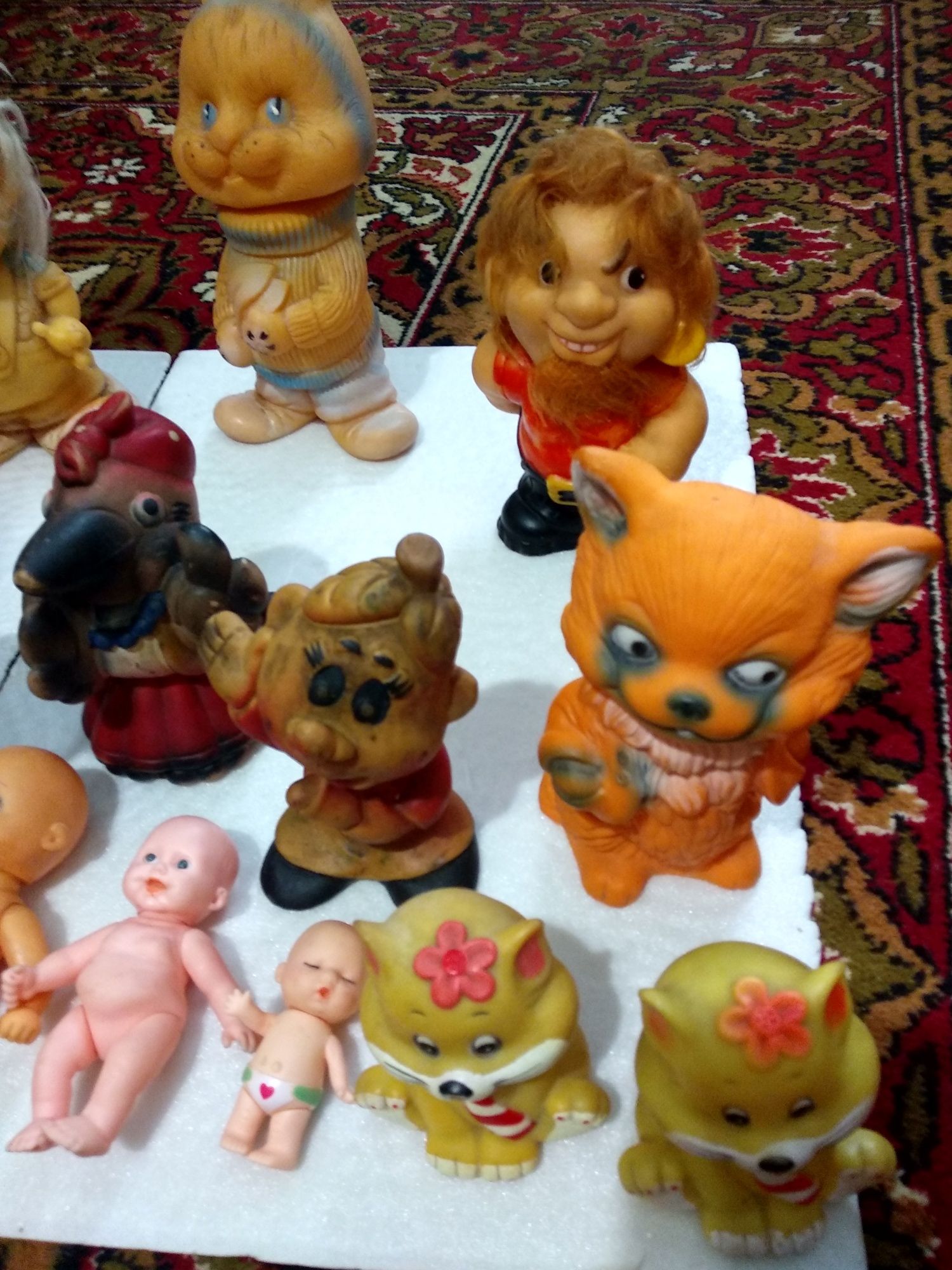 Детские резиновые игрушки СССР.