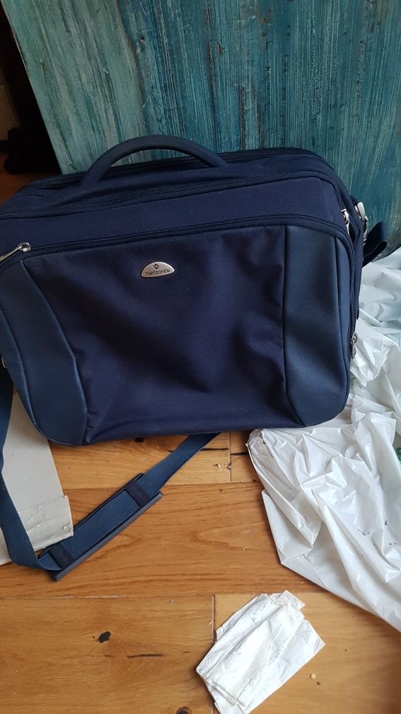 Torba podróżna i do pracy w kolorze niebieskim firmy Samsonite