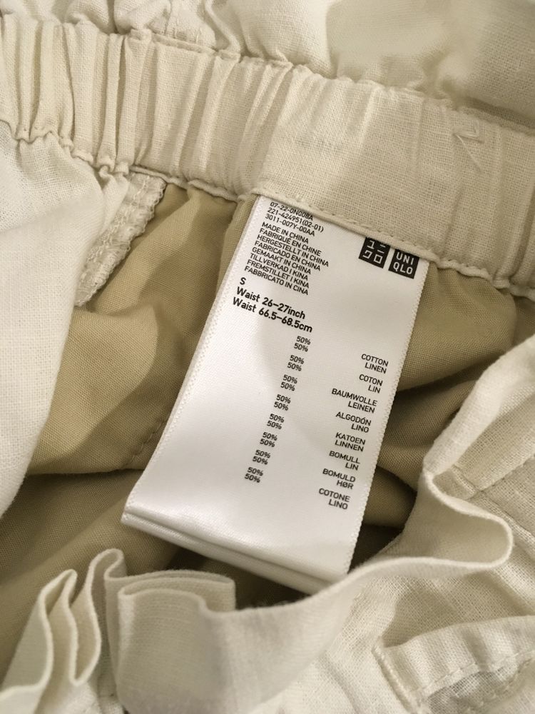 Шорти Uniqlo лляні