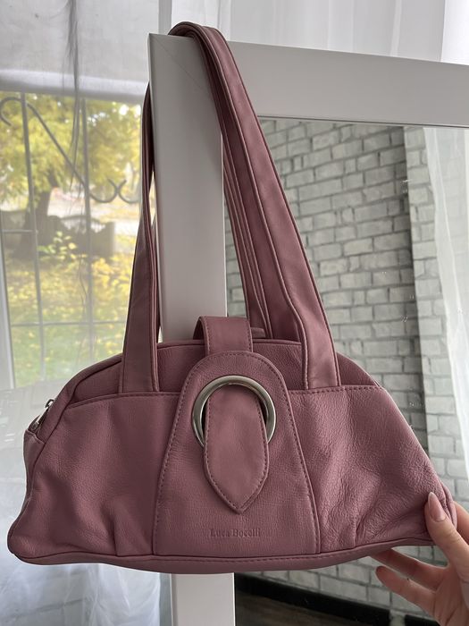 Винтажная розовая сумка