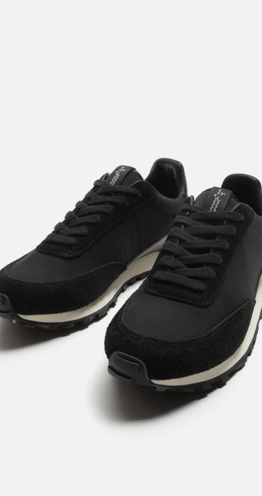 Чоловічі шкіряні кросівки Zara