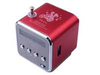 Głośnik bezprzewodowy przenośny mini radio FM LED bluetooth mobilny