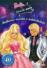 Bajkowe scenki z naklejkami - Barbie ®