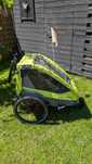 Przyczepka rowerowa Qeridoo Sportrex 2 Lime
