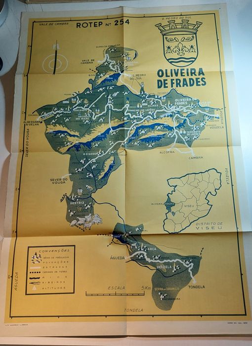 Oliveira de Frades - Roteiro ROTEP | Incluí Mapa Desdobrável