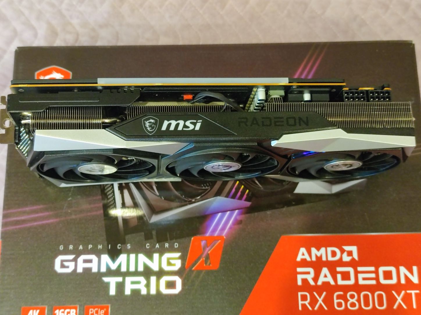 MSI Radeon RX 6800 XT GAMING X TRIO 16Gb на гарантії