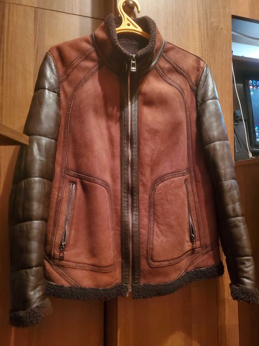 Чоловіча осінньо-весінньо-зимова куртка з натуральної шкіри Givenchy