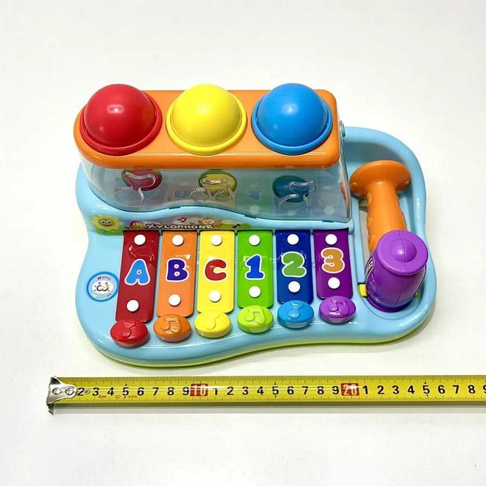 Ксилофон Limo Toy развивающая розвиваюча іграшка музична 26см (9199)