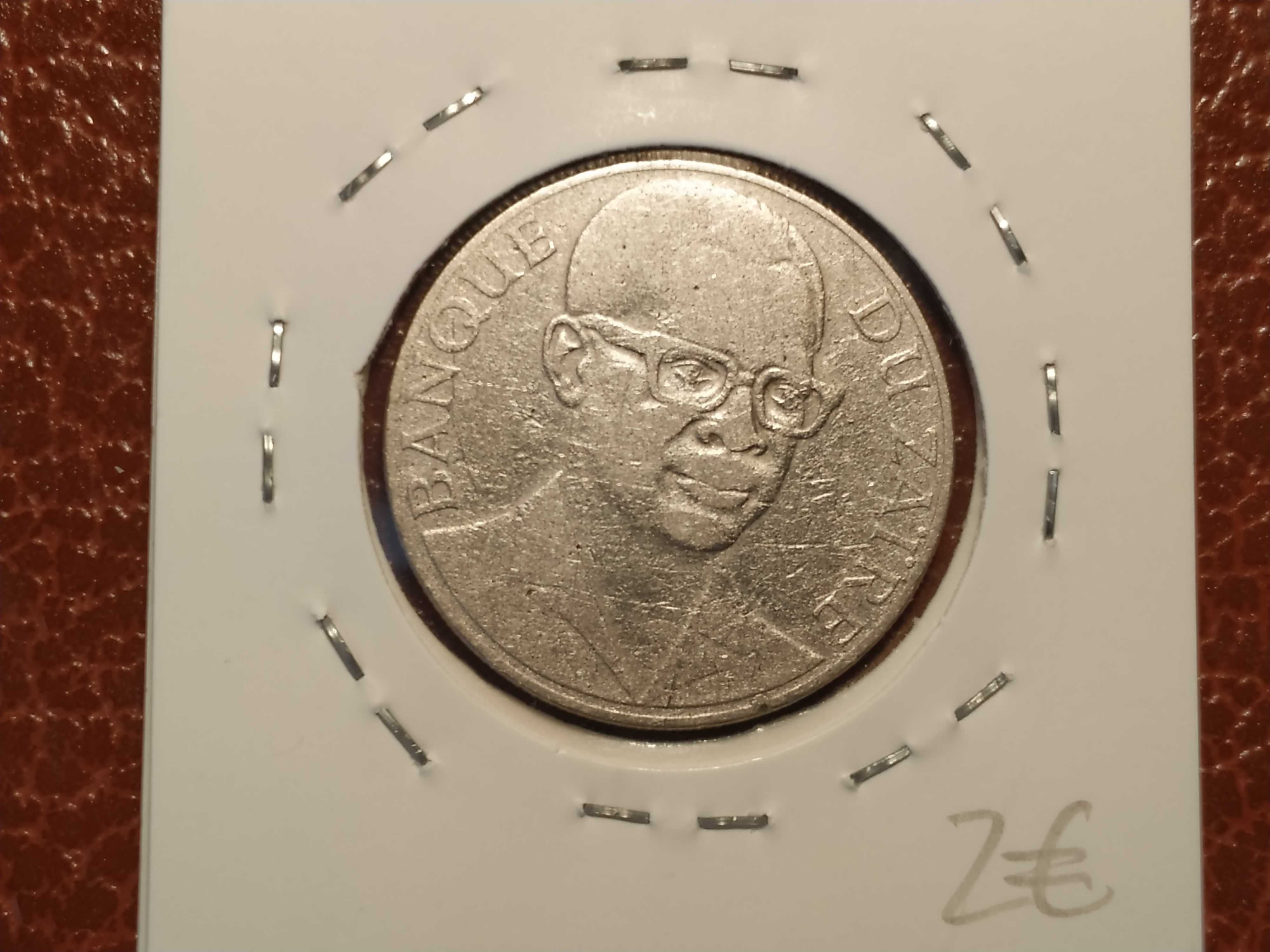 Zaire - moeda de 10 makuta de 1975