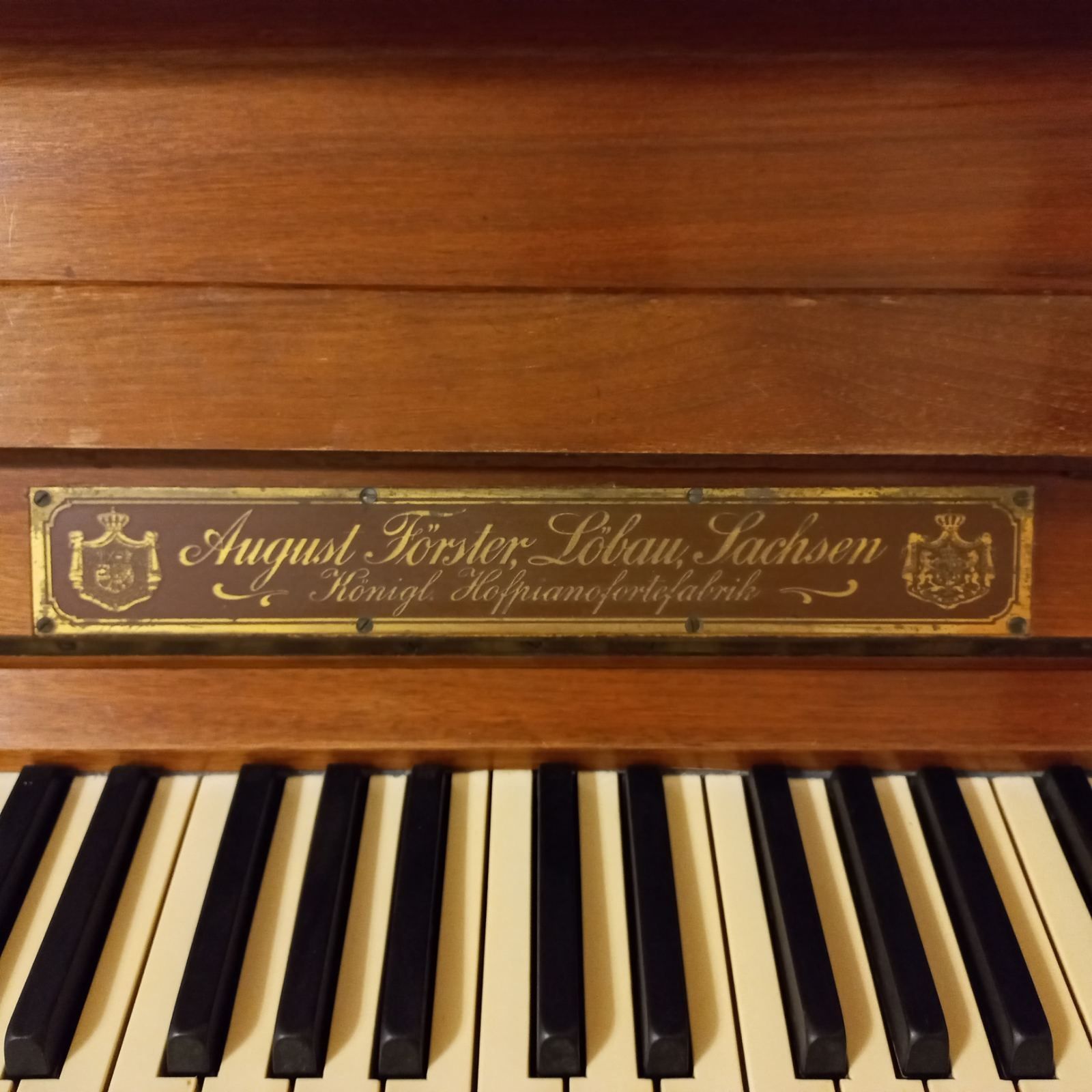 Фортепиано August Förster, 1906 года
