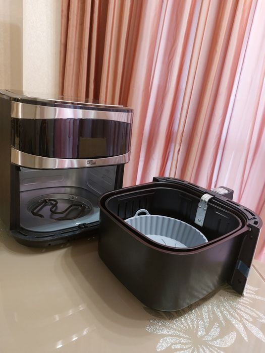 Аерогриль 12л 4200вт 2 ТЕНа / мультипіч / аерофритюрниця Zepline 216