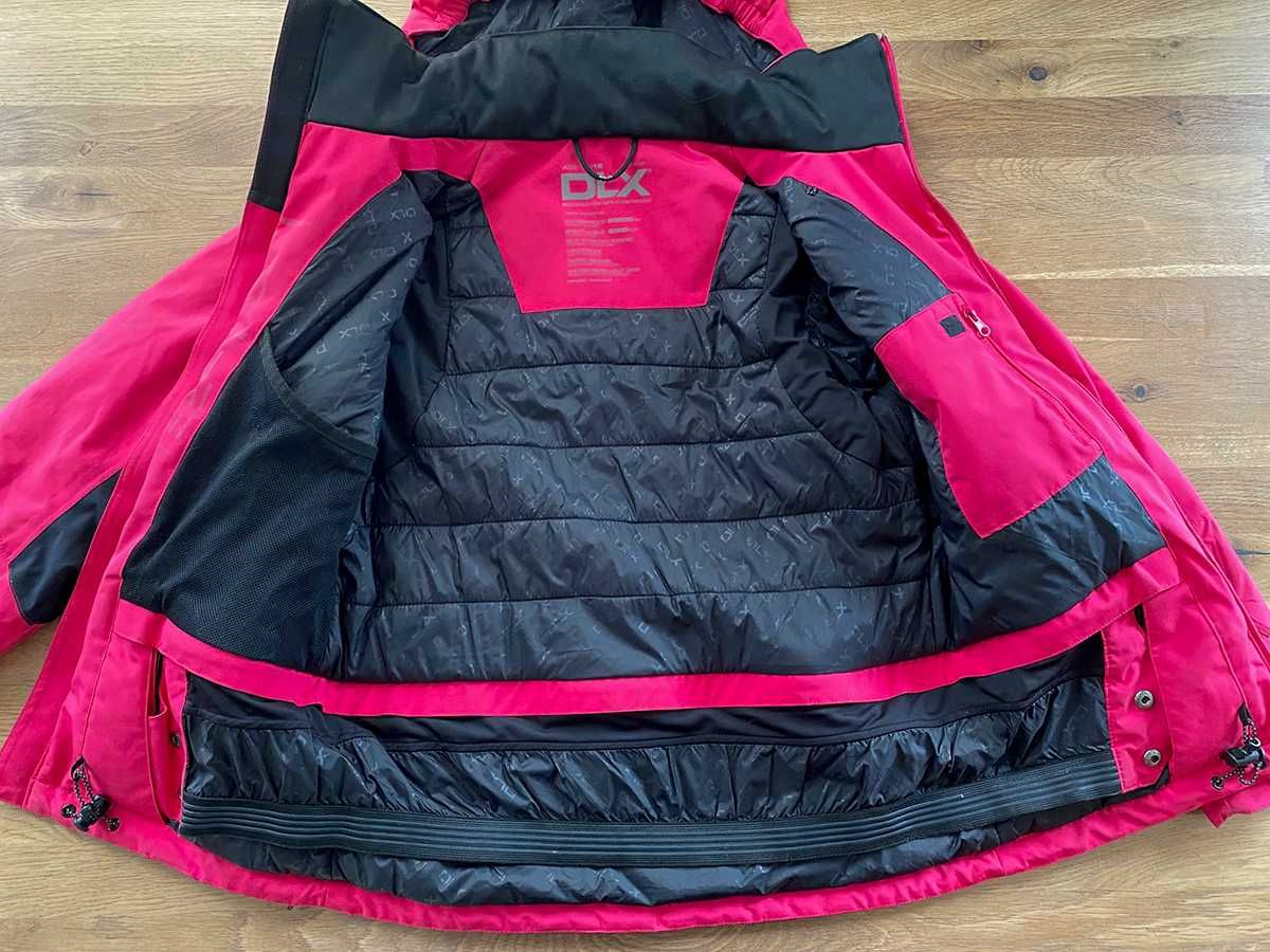 DLX kurtka narciarska zimowa dziecięca 12 lat 146-152 cm ciemny róż