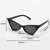 Модные поляризованные солнцезащитные очки «кошачий глаз» uv400