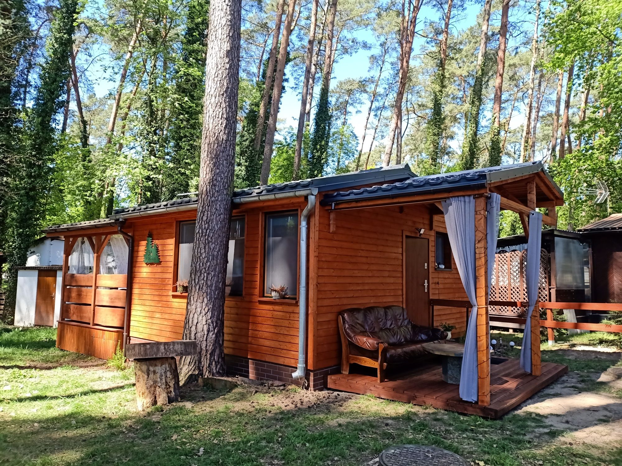 Domek letniskowy drewniany Głębokie do wynajęcia 3 pokoje