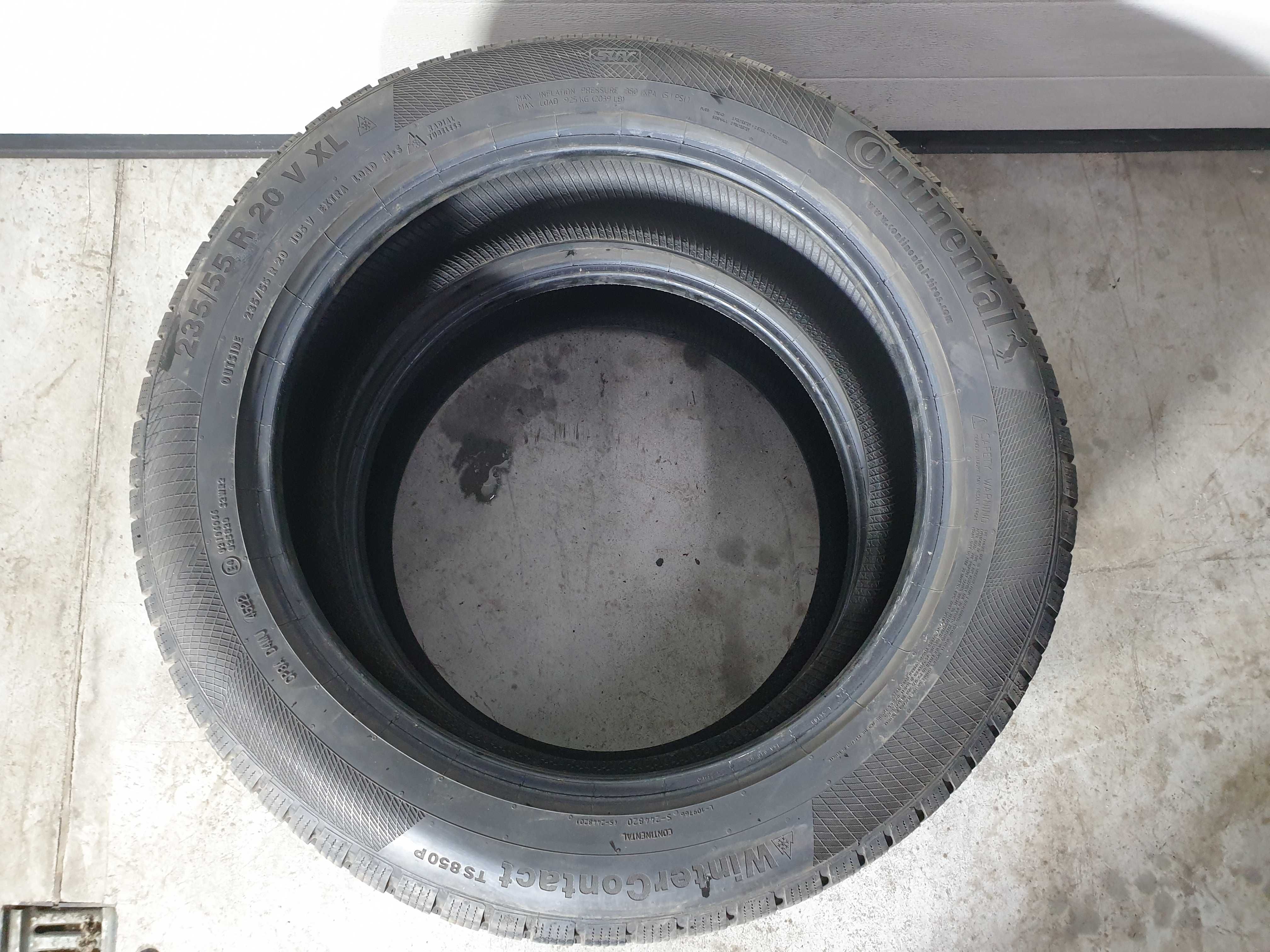 2szt. 235/55/20 105V Continental WContact TS850 7,5mm 2022r [ 10855 ]