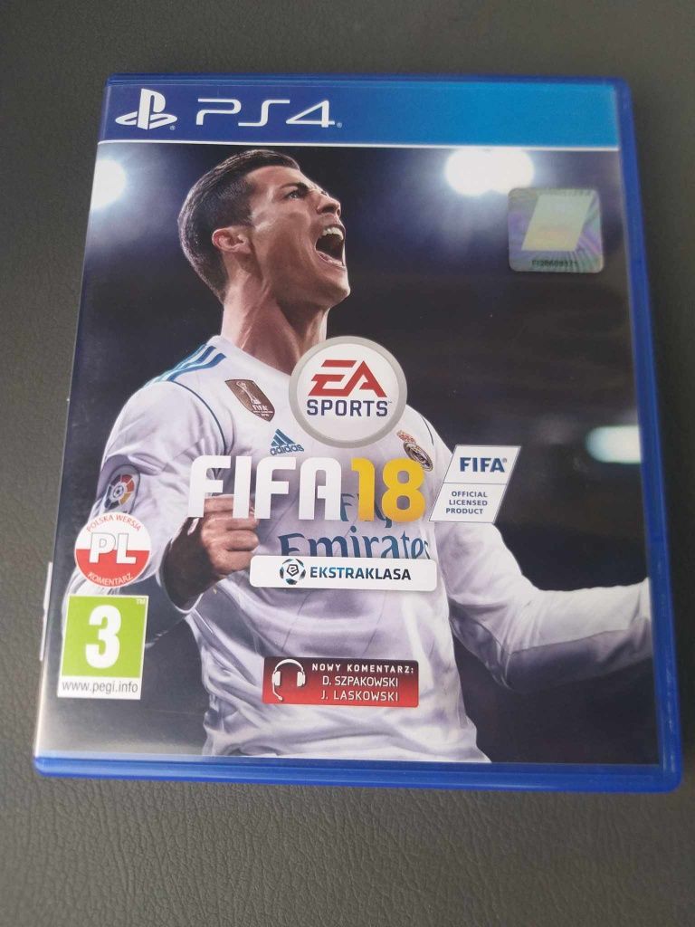 Gra FIFA 18 PS4 Play Station PL Pudełkowa