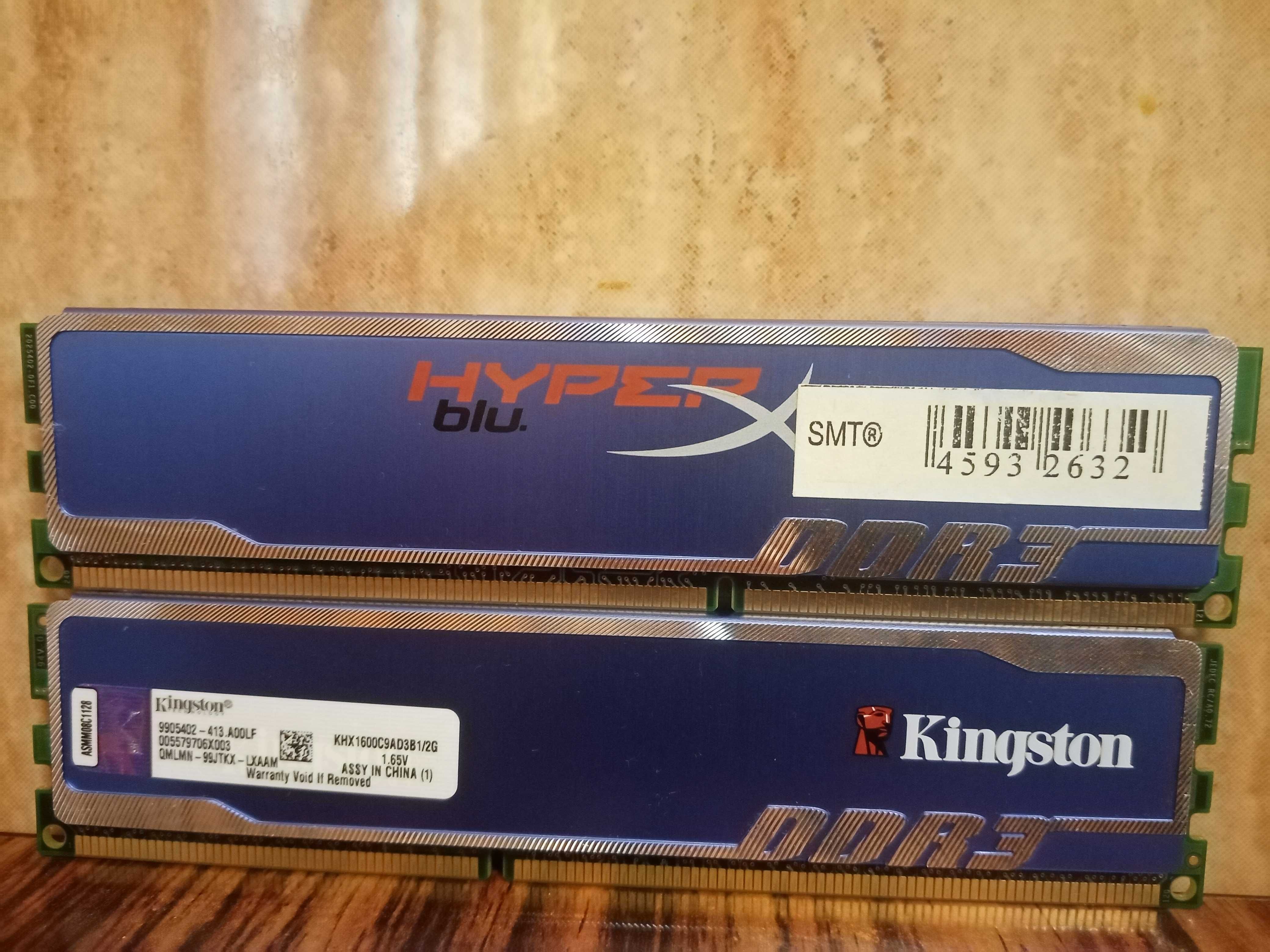 Kingston DDR3-1600 2048MB PC3-12800 HyperX blu (KHX1600C9AD3B1/2G)