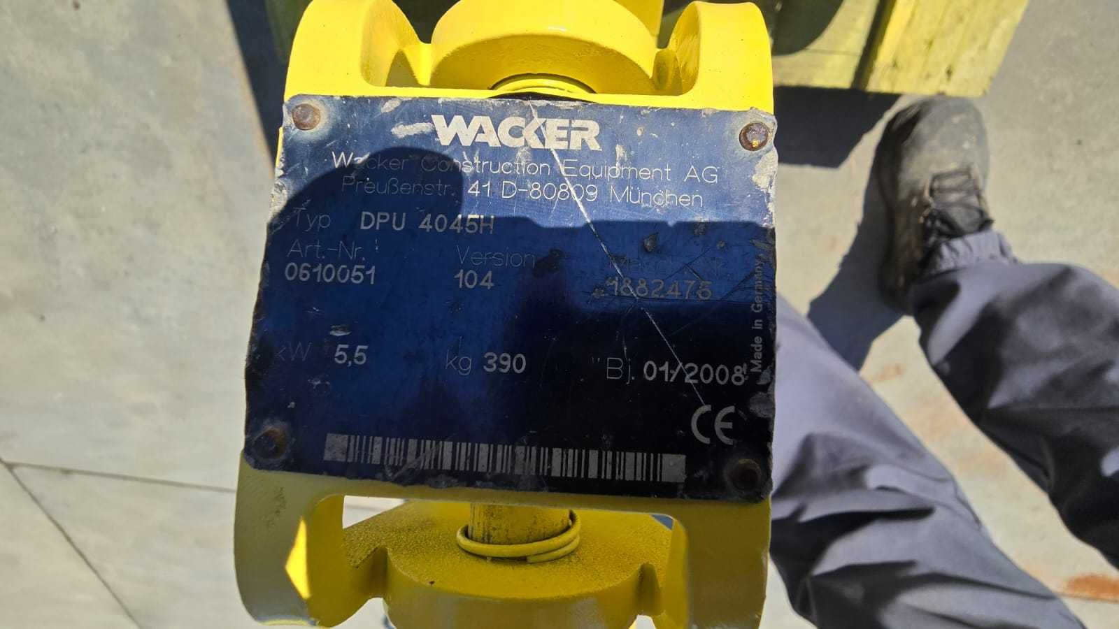 Zagęszczarka Wacker DPU 4045 H Husqvarna Ammann Bomag Weber