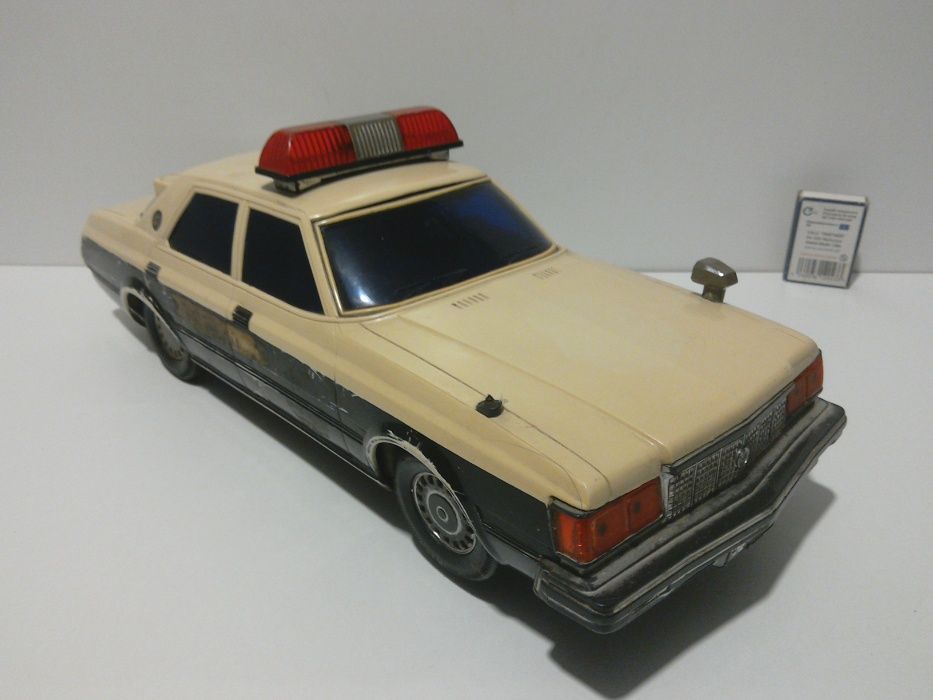 stara zabawka PRL Toyota Crown Policja Japan rc stare zabawki czz usa