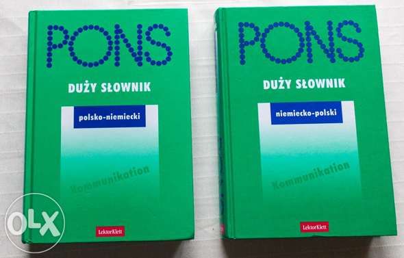 Słownik polsko niemiecki, niemiecko polski 2 tomy + gratisy