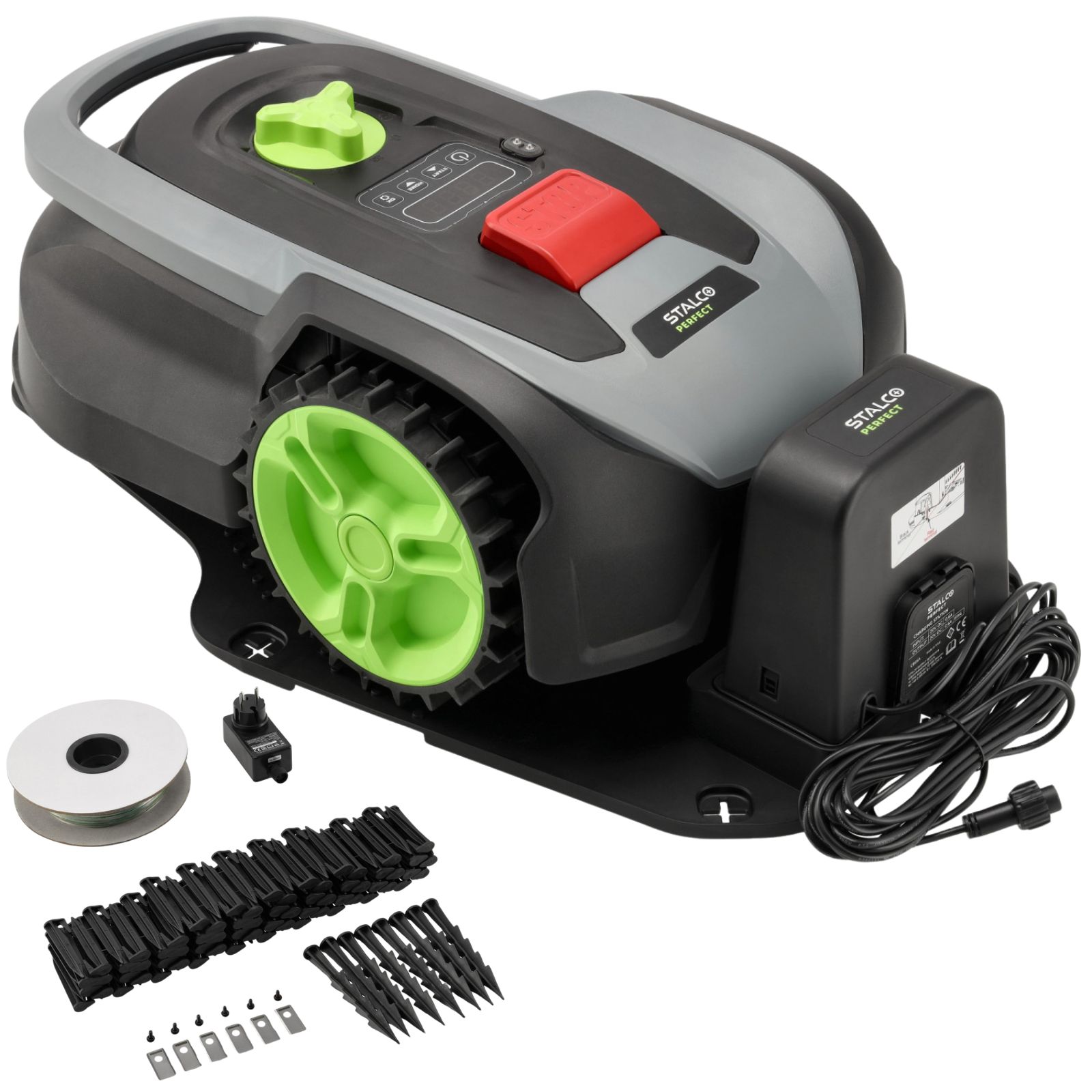 Robot Koszący Kosiarka Automatyczna Stalco Perfect Rmp300 300M2 Zestaw