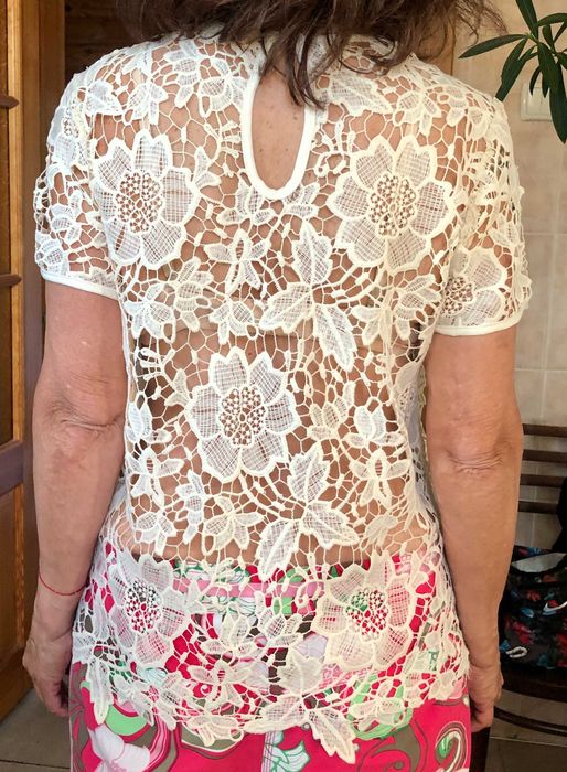 Кофточка гипюровая