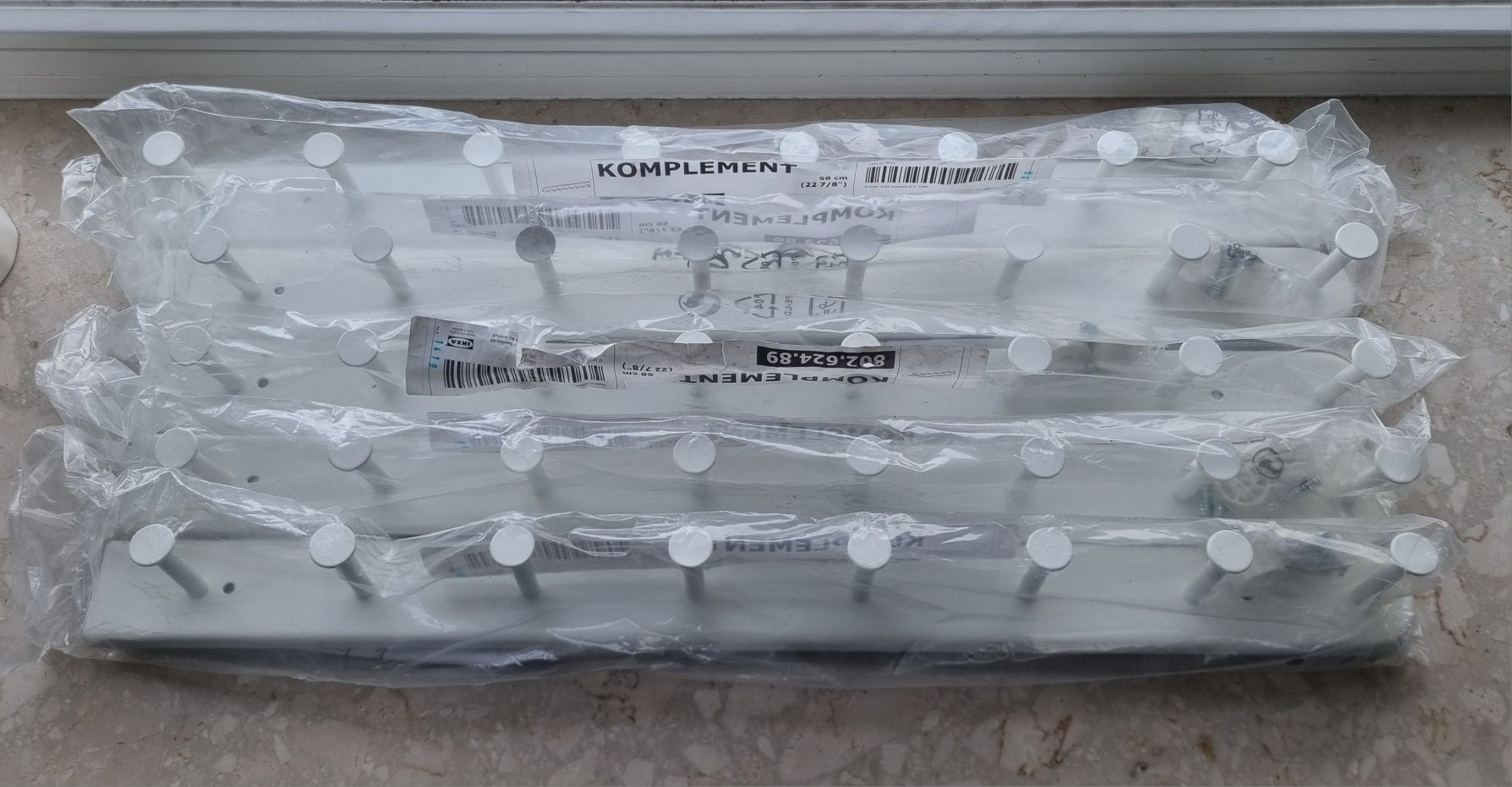5 x wysuwany wieszak Ikea Pax komplement