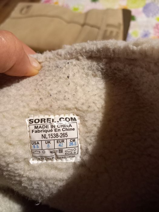 Skórzane buty Sorel