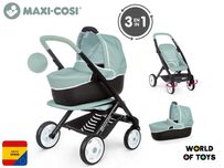 Коляска Smoby Toys Maxi-Cosi&Quinny 3в1 М'ятна 253120