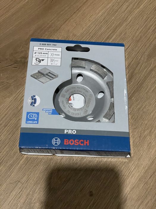 Tarcza diamentowa Bosch PRO Concrete 125 mm do betonu jak nowa