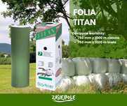 Folia do sianokiszonki Esibal Titan, na kiszonkę, 750, biała, zielona