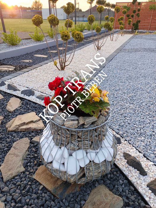 Kamień otoczak grecki THASSOS Premium biały 1-3, 3-6 cm 25kg