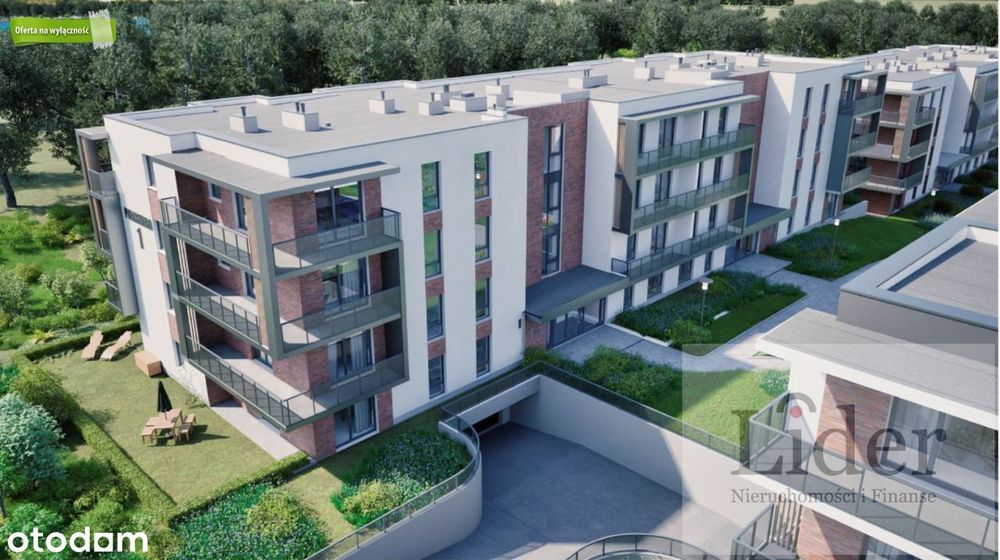 Nowoczesne Mieszkania 2 i 3 Pokojowe od 43 do 63 M