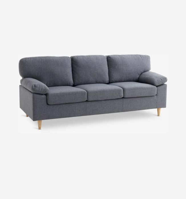 Sofa 3 lugares cinzento COMO NOVO JYSK