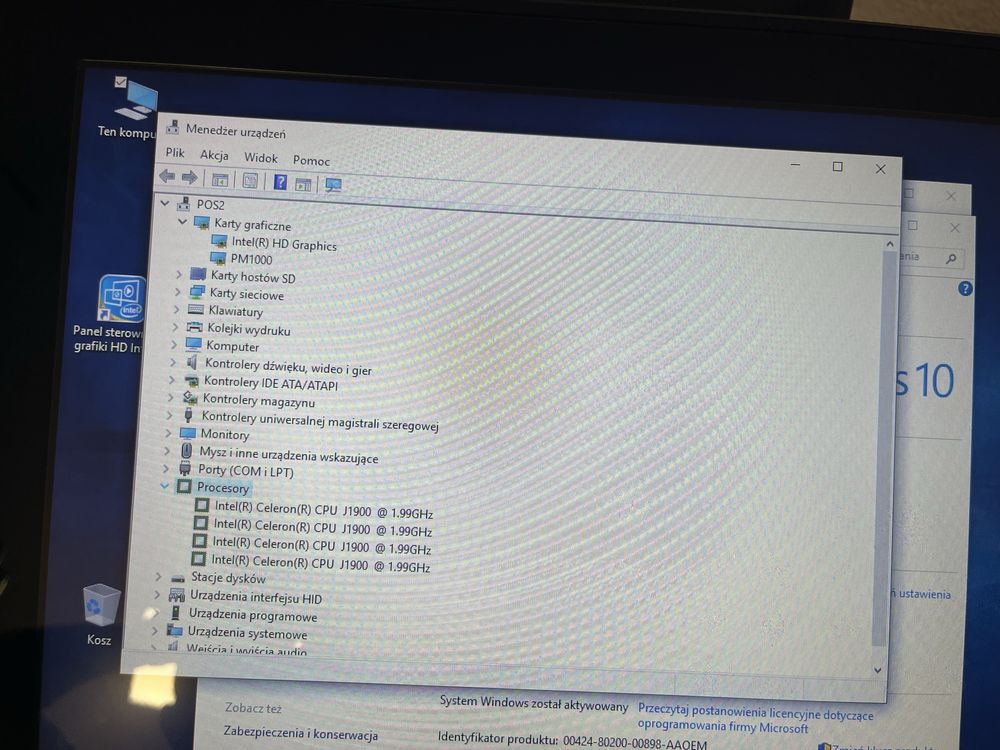 Nowitus Quant Pos panel dotykowy + monitor klienta Komputer