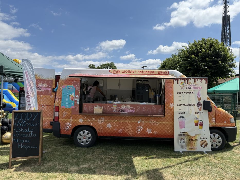 Food Truck Mobilna Lodziarnia - Gotowy biznes Lody Włoskie