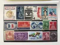 Марки США USA чистые 1940-70 гг. президенты Линкольн флаги редкие