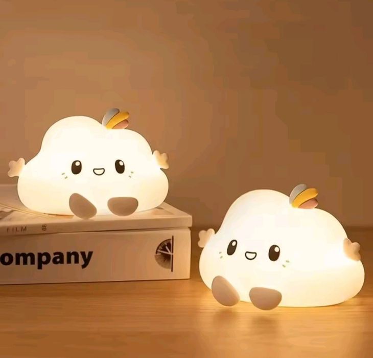 Нічник Хмаринка Нічник акумуляторний Нічник силіконовий кольоровий