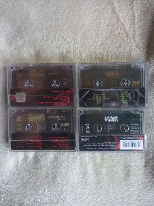 Zestaw 4 kaset Vader - SUPER stan